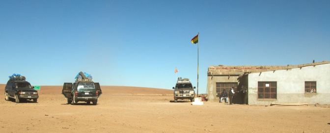 the border crossing into Bolivia